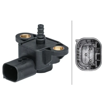 Billede af HELLA 6PP 009 403 101 Sensor, ladetryk med pakning MERCEDES BENZ: C klasse Sedan, A klasse, T modell
