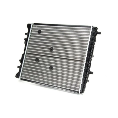 Billede af THERMOTEC D7S005TT Radiator Aluminium, plastik til køretøjer uden klimaanlæg 415 430 23 manuelt gear Mekanisk fuget køleripper SKODA: Fabia 2