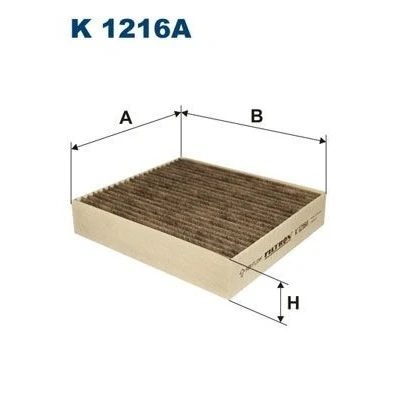 Billede af FILTRON K 1216A Kabinefilter Aktivkulfilter 178 203 40 MITSUBISHI: Colt 6, VI CZC Cabriolet, SMART: Roadster Forfour I
