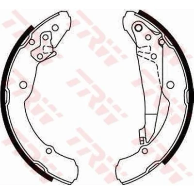 Billede af TRW GS8639 Bremsebakker 230 32 ATE VOLKSWAGEN: Polo V Hatchback, SKODA: Octavia I 1 Combi