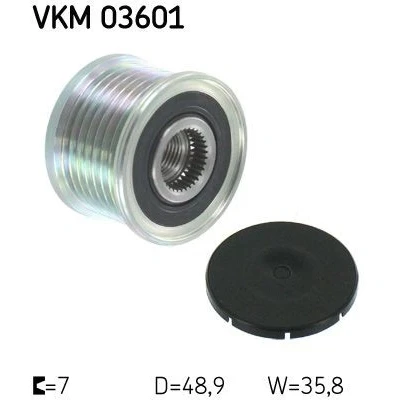 Billede af SKF VKM 03601 Friløbskobling 36 RENAULT: SCENIC 3