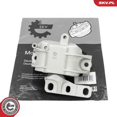 Billede af ESEN SKV 75SKV324 Motorophæng højre Gummimetalleje Aluminium, Gummi 168mm 122mm VOLKSWAGEN: GOLF 5, 6, Touran I, SEAT: Leon II Hatchback, Altea