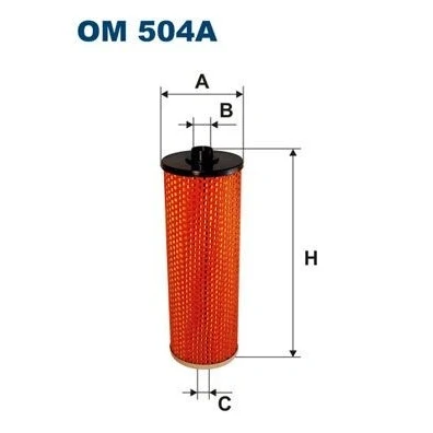 Billede af FILTRON OM 504A Oliefilter Filterindsats