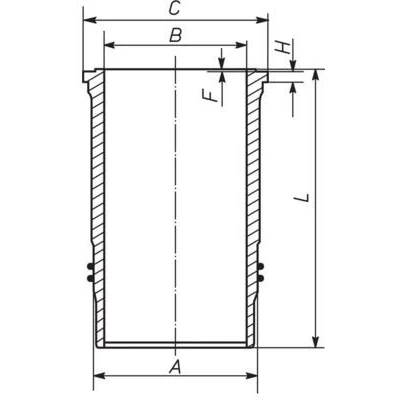 Billede af MAHLE ORIGINAL 037 WN 35 01 Cylinderforing