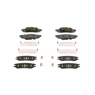 Billede af BOSCH 0 986 424 927 Bremseklodser Low Metallic med anti knirke plade, monteringsvejledning