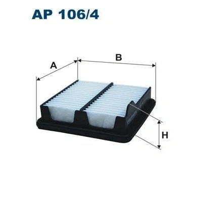 Billede af FILTRON AP 106/4 Luftfilter 60 167 172 Filterindsats HONDA: JAZZ 3, 4