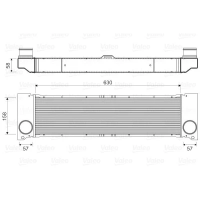 Billede af VALEO 818356 Intercooler uden EGR ventil