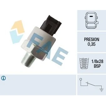 Billede af FAE 12549 Olietrykskontakt 1/8&#039;&#039;x28h BSP