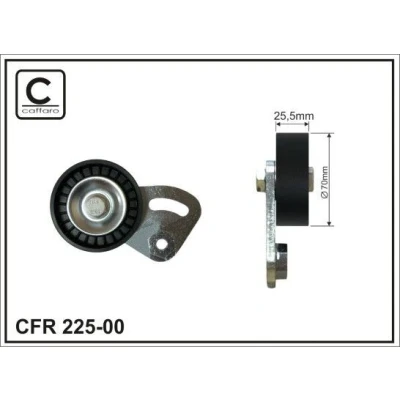 Billede af Remstrammer, kilerem CAFFARO 225 00