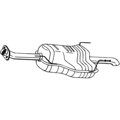Billede af BOSAL 185 149 Lydpotte OPEL: Zafira A