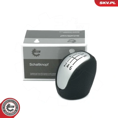 Billede af ESEN SKV 63SKV111 Gearknop 6 gear PU (polyuretan), Læder RENAULT: LAGUNA 3