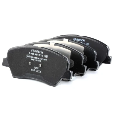 Billede af BOSCH 0 986 494 712 Bremseklodser Low Metallic med akustisk advarsel for slid anti knirke plade HYUNDAI: i30 II Stationcar, Hatchback