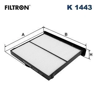 Billede af FILTRON K 1443 Kabinefilter Partikelfilter 230 235 42,5