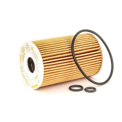 Billede af BOSCH F 026 407 023 Oliefilter med pakninger Filterindsats VOLKSWAGEN: Polo V Hatchback, Caddy 3, Passat B7 Variant, AUDI: A4 B8 Sedan, Allroad