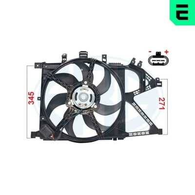 Billede af ERA 352127 Køleventilator 386 12