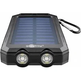Billede af Goobay Outdoor powerbank med solceller og lommelygte 8.000 mAh