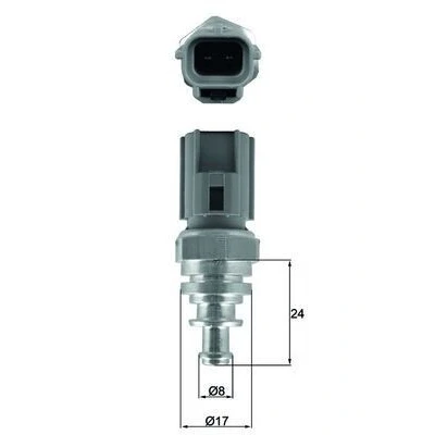 Billede af MAHLE ORIGINAL TSE 29 Kølevæsketemperatur Sensor med pakning FORD: FIESTA 6, Galaxy Mk2 MPV, MONDEO 2 Kombi, VOLVO: V50, C30