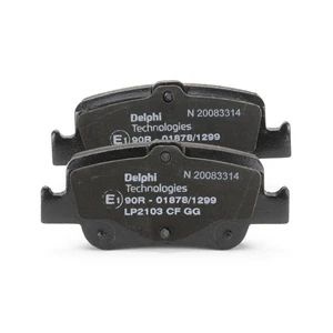 Billede af DELPHI LP2103 Bremseklodser med akustisk advarsel for slid anti knirke plade uden tilbehør TOYOTA: Verso, Auris Stationcar, Hatchback