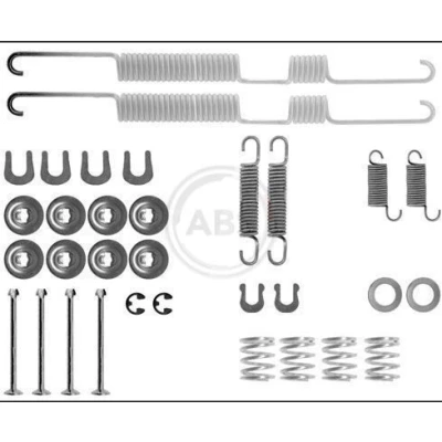 Billede af A.B.S. 0698Q Tilbehørssæt, bremsebakker TOYOTA: Land Cruiser Prado 70 SUV, HILUX 5 Pick up, 80