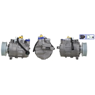 Billede af LUCAS ACP498 Kompressor PAG 46 R 134a med pakninger