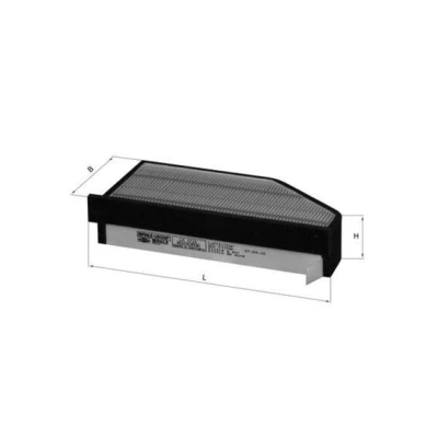 Billede af MAHLE ORIGINAL LX 1710 Luftfilter 48,5 104 226,0, 226,0 Filterindsats