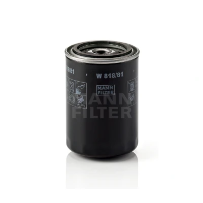 Billede af MANN filter W 818/81 Oliefilter 3/4 16 UNF med en returløbs stop ventil Påskruet DAIHATSU: Rocky SUV, TOYOTA: HILUX 5 Pick up