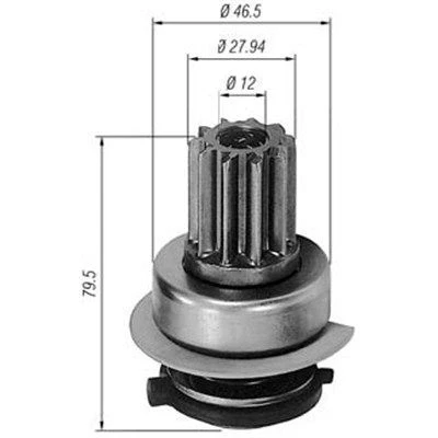 Billede af MAGNETI MARELLI 940113020291 Spidshjul, starter
