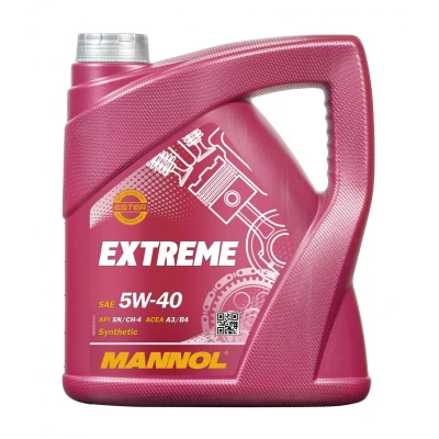 Billede af Mannol Extreme 5W 40 4l Motorolie MN7915 4 PEUGEOT: 107 Hatchback, 207 307 Stationcar, OPEL: Corsa D Astra G CC