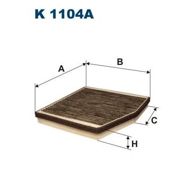 Billede af Filter, indvendig luft FILTRON K 1104A