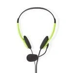 Billede af PC headset On Ear Stereo 2x 3.5 mm Fold Away Mikrofon 2.00 m Grøn