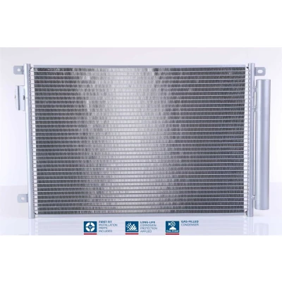 Billede af NISSENS 940693 Kondensator med tørrer Aluminium 544 R 134a FIAT: 500 Hatchback, C Cabriolet