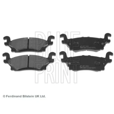 Billede af BLUE PRINT ADA104222 Bremseklodser bagaksel med akustisk advarsel for slid HUMMER: H3 SUV