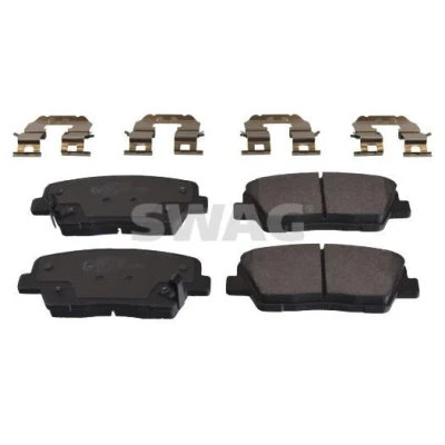 Billede af SWAG 33 10 7139 Bremseklodser bagaksel med akustisk advarsel for slid HYUNDAI: Genesis I Coupe, KIA: SORENTO 2