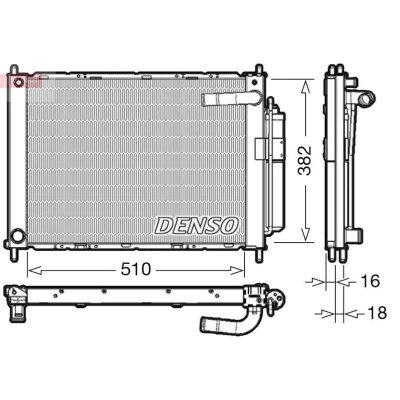 Billede af Kølermodul DENSO DRM46101