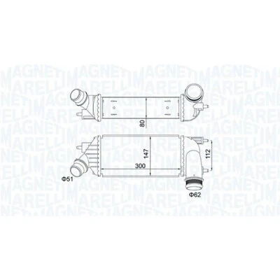 Billede af MAGNETI MARELLI 351319204140 Intercooler FIAT: Scudo II Van