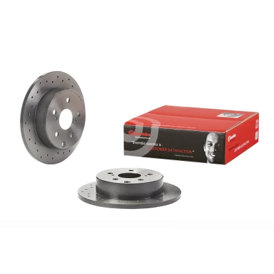 Billede af BREMBO 08.A429.1X Bremseskiver 281 12 5 fuldstændigt, hullet coatet TOYOTA: RAV4 IV SUV, III SUV