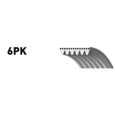 Billede af GATES 6PK1088 Kileribberem 1088 6 Polyester, EPDM (ethyl propylen dien gummi) FleetRunner Micro V VOLKSWAGEN: Polo Hatchback, Passat B6 Variant