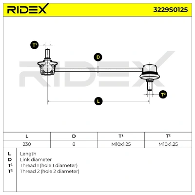 Billede af Stang/led, stabilisator NIPPARTS J4960316