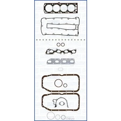 Billede af AJUSA 50104100 Komplet pakningssæt, motor med cylinderhovedpakning, ventilarmstætning FIBERMAX OPEL: Calibra A