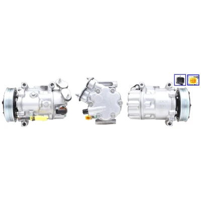 Billede af LUCAS ACP01100 Kompressor PAG 46 YF R 1234yf med pakninger CITROËN: C4 II Cactus