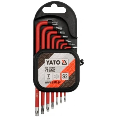 Billede af YATO YT 0562 Vinkelskruetrækkersæt T9 T30 7