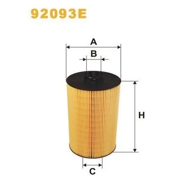 Billede af WIX FILTERS 92093E Oliefilter Filterindsats