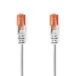 Billede af Kat 6 kabel RJ45 Han U/UTP 5.00 m Runde PVC Grå Label