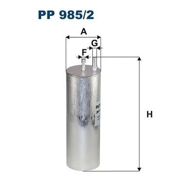Billede af FILTRON PP 985/2 Brændstoffilter Ledningsfilter 8 10 VOLKSWAGEN: Multivan 6, Transporter 6 Bus