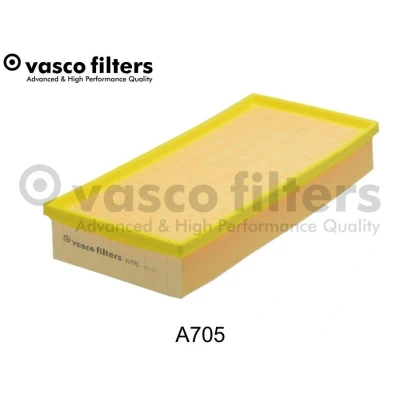 Billede af DAVID VASCO A705 Luftfilter 58 169 344 rektangulær Filterindsats VOLVO: V40 Stationcar, S40 I, MITSUBISHI: Carisma Sedan, Hatchback