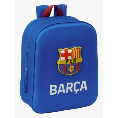 Billede af F.C. Barcelona Skoletaske Marineblå 22 x 27 10 cm 3D