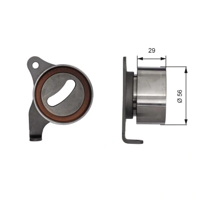 Billede af GATES T41071 Strammehjul, tandrem Tru Power