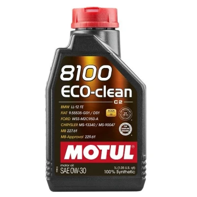 Billede af Motul ECO CLEAN 0W 30 1l Motorolie 102888 TOYOTA: Aygo, Yaris III Hatchback, II FORD: FIESTA 6, FOCUS 3 Turnier, C Max 2