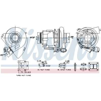 Billede af NISSENS 93717 Turbolader pneumatisk