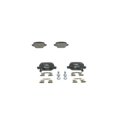 Billede af BOSCH 0 986 494 935 Bremseklodser Low Metallic med indbygget slid advarselskontakt, akustisk advarsel for skruer fjeder, tilbehør